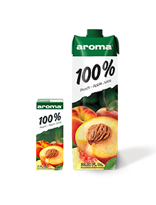 Aroma 100% Peach- Apple Juice