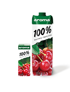 Aroma 100% Sourcherry- Apple Juice